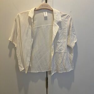 Abound White Short Sleeve Button Down